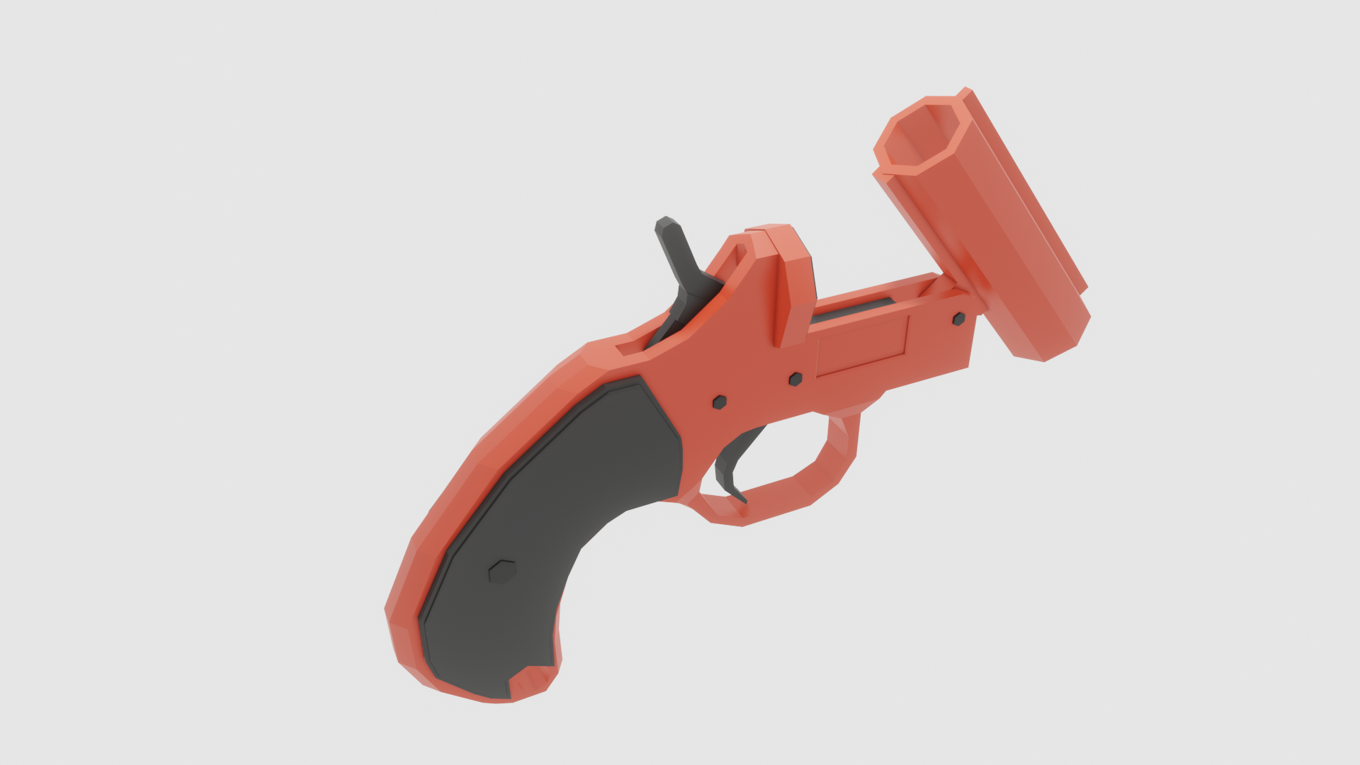 Low Poly Flare Gun preview image 6
